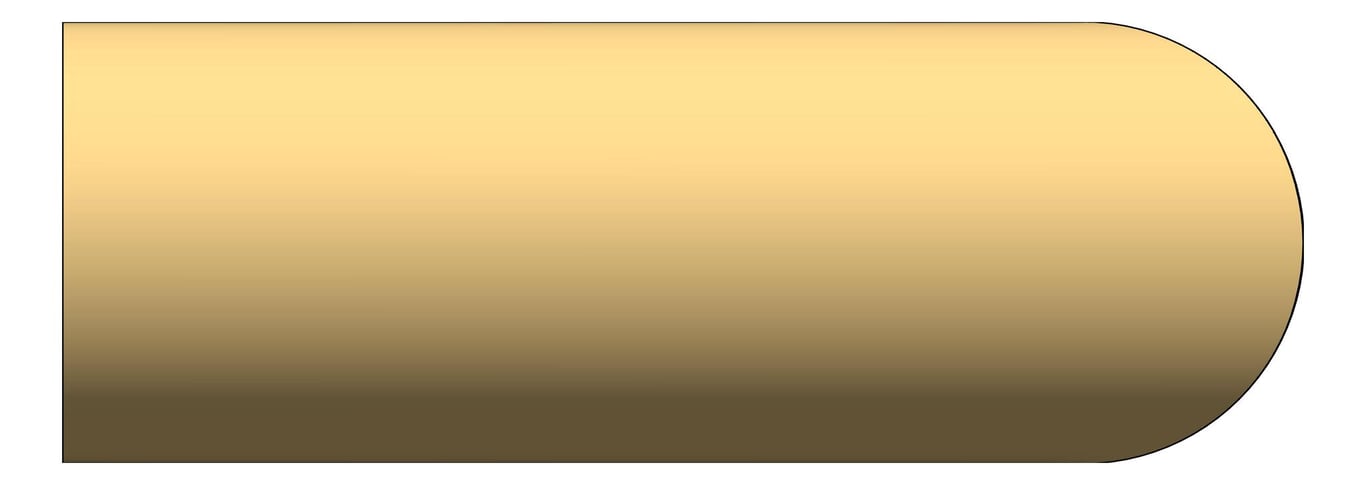 Left Image of TowelRail SurfaceMount Nero Mecca Single Heated