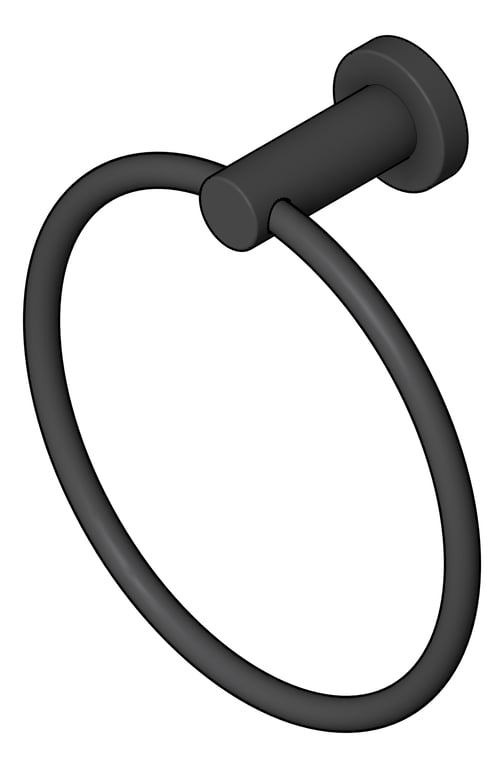 Navigate to TowelRing SurfaceMount Nero Classic