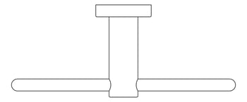 Plan Image of TowelRing SurfaceMount Nero Classic