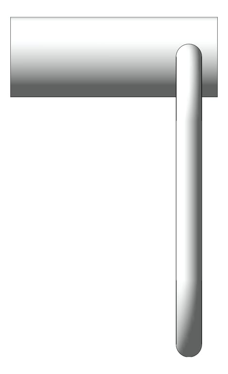 Left Image of TowelRing SurfaceMount Nero Mecca New