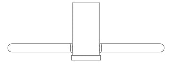 Plan Image of TowelRing SurfaceMount Nero Opal