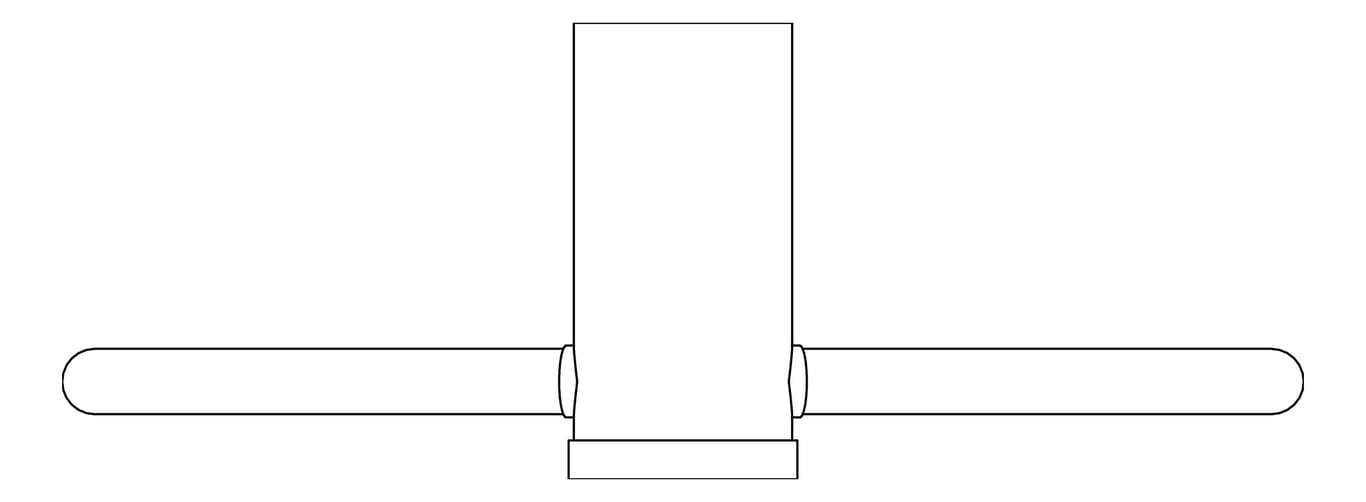 Plan Image of TowelRing SurfaceMount Nero Opal