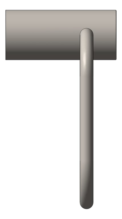 Left Image of TowelRing SurfaceMount Nero Zen