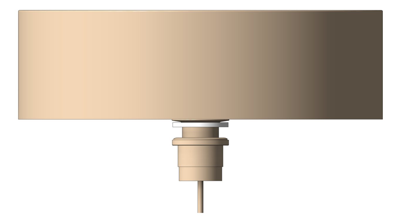 Front Image of Basin AboveCounter Nero StainlessSteel