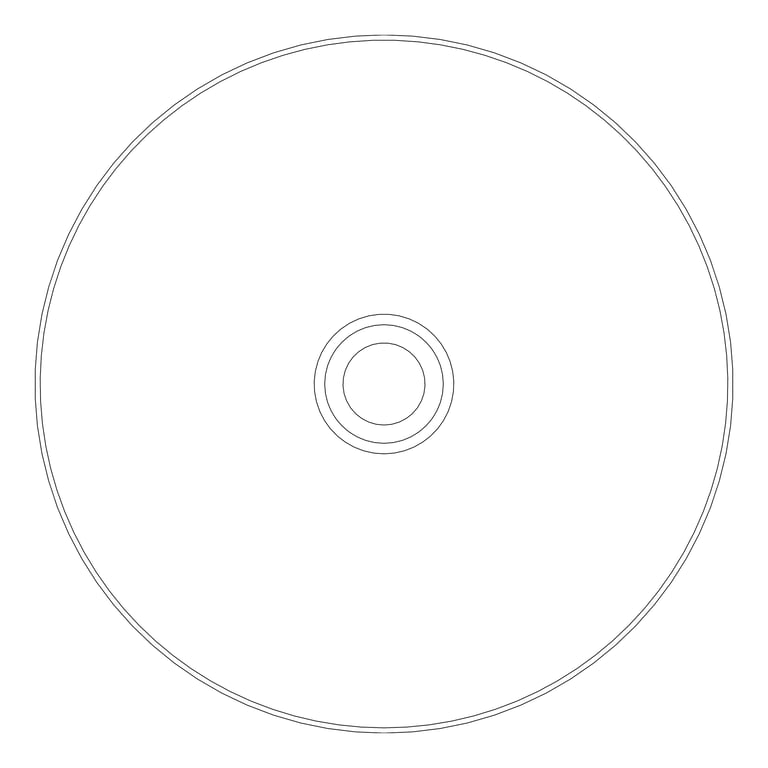 Plan Image of Basin AboveCounter Nero StainlessSteel