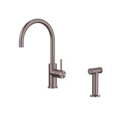 NR162208BZ_image_1.png Image of Mixer Kitchen Nero Zen HandSpray