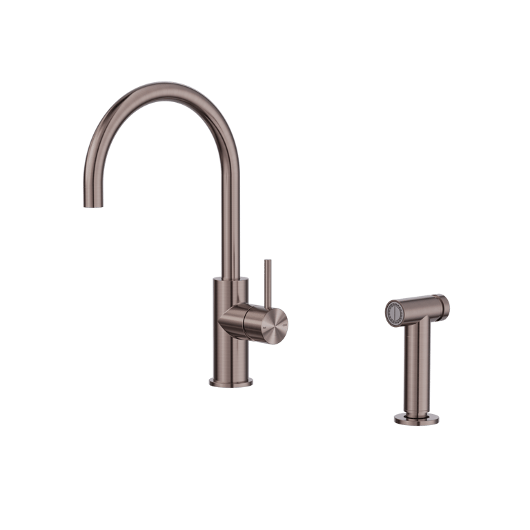 NR162208BZ_image_1.png Image of Mixer Kitchen Nero Zen HandSpray