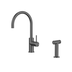 NR162208GR_image_1.png Image of Mixer Kitchen Nero Zen HandSpray