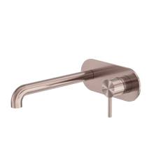 NR162210A230BZ_image_1.png Image of MixerSet Wall Nero Zen Basin Bath BackPlate