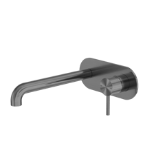 NR162210A230GR_image_1.png Image of MixerSet Wall Nero Zen Basin Bath BackPlate