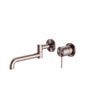 NR221910RBZ_image_1.png Image of MixerSet Wall Nero Mecca Basin Bath Swivel
