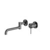 NR221910RGM_image_1.png Image of MixerSet Wall Nero Mecca Basin Bath Swivel