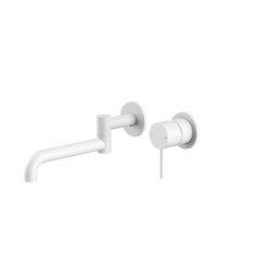 NR221910RMW_image_1.png Image of MixerSet Wall Nero Mecca Basin Bath