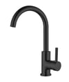 NR250807MB_image_1.jpg Image of Mixer Sink Nero Dolce Kitchen Gooseneck