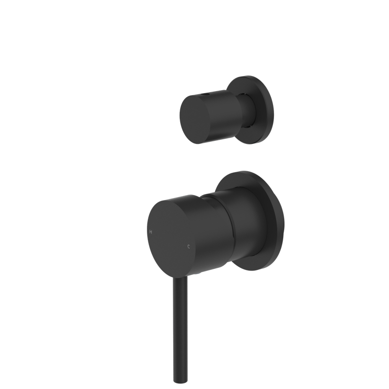 NR250811eMB_image_1.png Image of MixerTap Diverter Nero Dolce