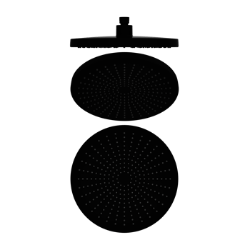 NR508079MB_image_1.png Image of Shower Ceiling Nero Opal RoundArm 250mmHead
