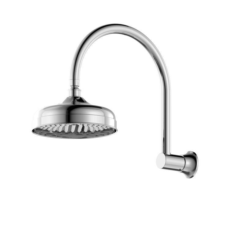 NR508CH%2BNR508094CH.png Image of Shower Wall Nero York Arm Rose 200mmHead