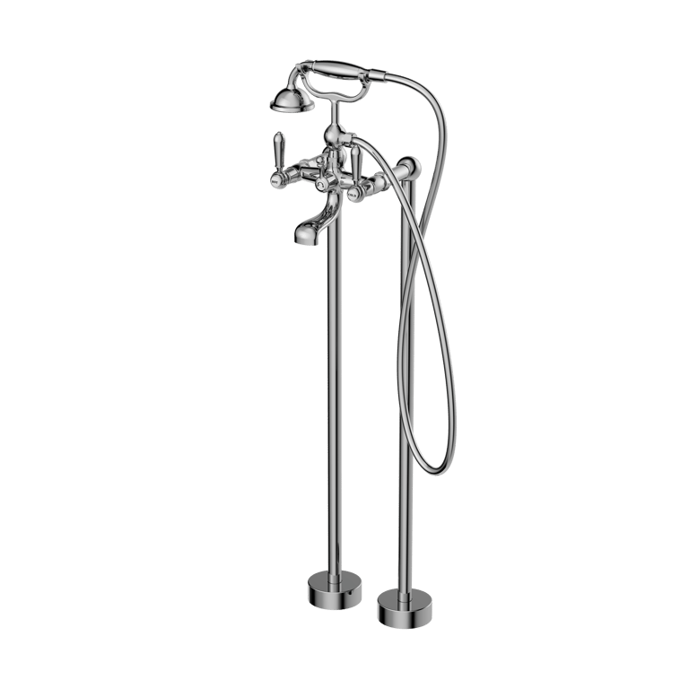 NR692103A02CH_image_1.png Image of Mixer Freestanding Nero York Bath ShowerHand