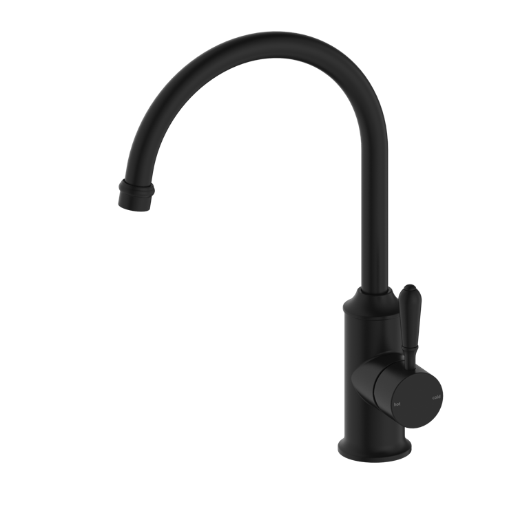 NR69210602MB_image_1.png Image of Mixer Kitchen Nero York Gooseneck