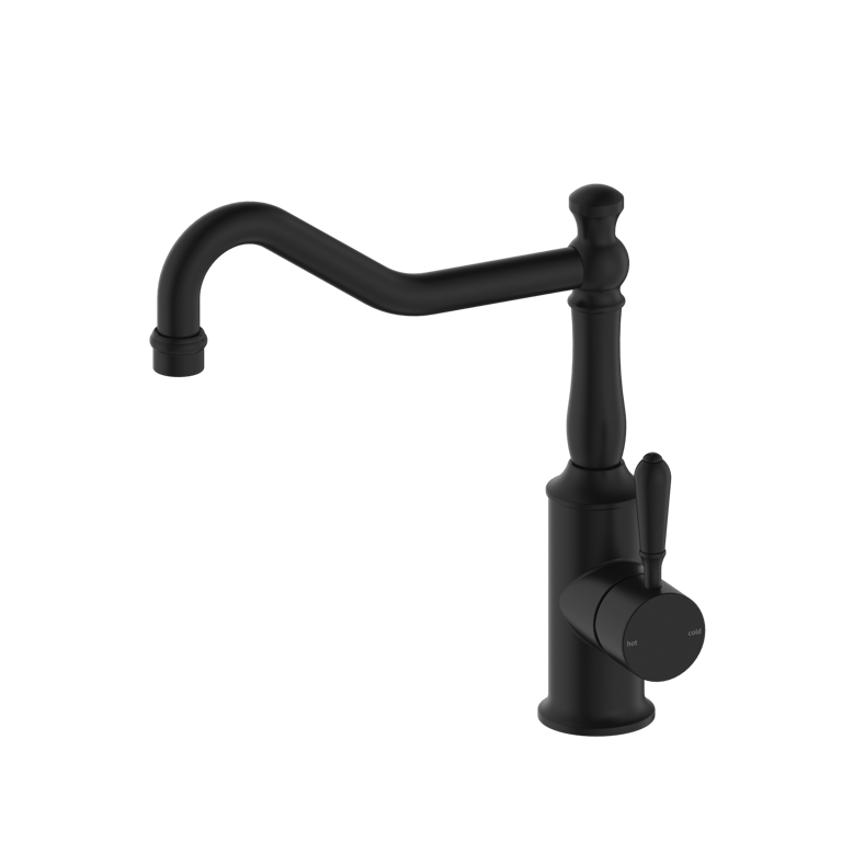 NR69210702MB_image_1.png Image of Mixer Kitchen Nero York HookSpout