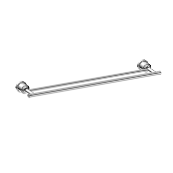 NR6924dCH_image_1.png Image of TowelRail SurfaceMount Nero York Double