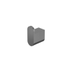 NR9082GM_image_1.png Image of RobeHook SurfaceMount Nero Bianca