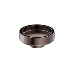 Nero_130Mm Round Tile Insert Floor Waste 100Mm Outlet_NRFW003BZ.png Image of Drain Floor Nero TileInsert Round