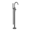 Nero_Dolce Mecca Round Floormount Mixer With Handshower_NR210903aGM.png Image of Mixer Freestanding Nero Mecca Dolce Bath Handshower