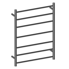 Nero_Heated Towel Ladder_NR190002HGR.png Image of TowelLadder Heated Nero