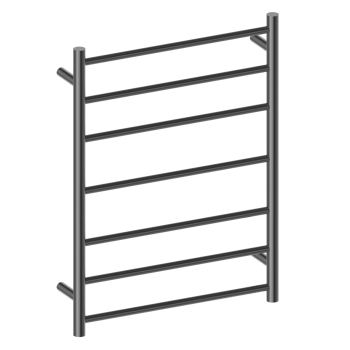 Nero_Heated Towel Ladder_NR190002HGR.png Image of TowelLadder Heated Nero