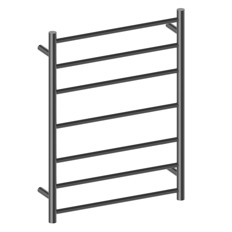 Nero_Heated Towel Ladder_NR190002HGR.png Image of TowelLadder Heated Nero