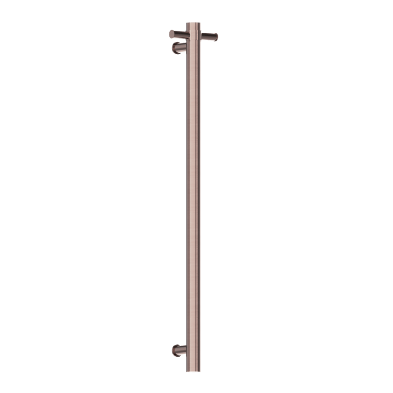 Nero_Heated Vertical Towel Rail_NRV900HBZ.png Image of TowelLadder Heated Nero Vertical