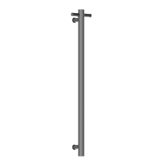 Nero_Heated Vertical Towel Rail_NRV900HGR.png Image of TowelLadder Heated Nero Vertical