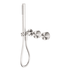 Nero_Kara Progressive Shower System Separate Plate_NR271903DBN.png Image of TapSet Wall Nero KaraProgressive Shower BackPlate