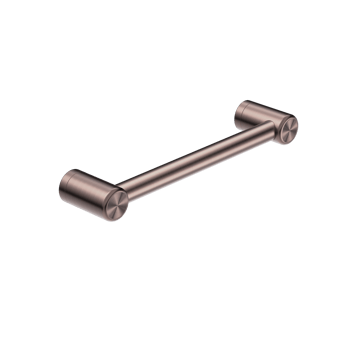Nero_Mecca Care 25mm Grab Rail 300mm 450mm 600mm 900mm 1200mm_NRCR2512BZ.png Image of GrabRail SurfaceMount Nero MeccaCare 25mm