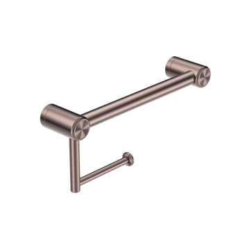Nero_Mecca Care 25mm Toilet Roll Rail 300mm 450mm_NRCR2512ABZ.png Image of ToiletRollHolder SurfaceMount Nero MeccaCare 25mm