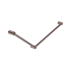 Nero_Mecca Care 32mm DDA Grab Rail Set 45 Degree 750x900mm_NRCR3245BZ.png Image of GrabRail 45Deg Nero MeccaCare DDA