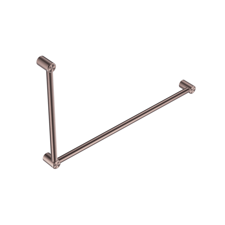 Nero_Mecca Care 32mm DDA Grab Rail Set 90 Degree 600x1000mm_NRCR3290BZ.png Image of GrabRail 90Deg Nero MeccaCare DDA