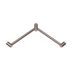 Nero_Mecca Care 32mm Wrap Around Corner Grab Rail 600x600mm_NRCR3290WBZ.png Image of GrabRail 90Deg Nero MeccaCare Corner 32mm