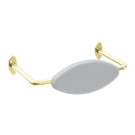 Nero_Mecca Care DDA Toilet Backrest_NRCR0001BG.png Image of Backrest Toilet Nero MeccaCare DDA