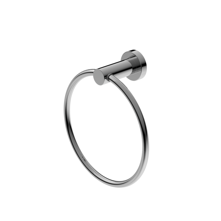 Nero_Mecca Hand Towel Ring_NR1980CH.png Image of TowelRing SurfaceMount Nero Mecca Hand