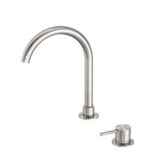 Nero_Mecca Hob Basin Mixer Round Swivel Spout_NR221901BBN.png Image of MixerSet Basin Nero Mecca Swivel Round