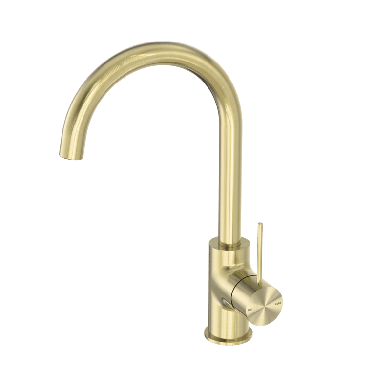 Nero_Mecca Kitchen Mixer Matte White_NR221907BG.png Image of Mixer Sink Nero Mecca Kitchen