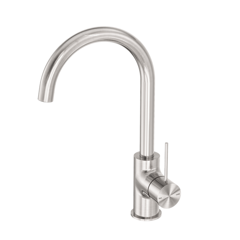 Nero_Mecca Kitchen Mixer Matte White_NR221907BN.png Image of Mixer Sink Nero Mecca Kitchen