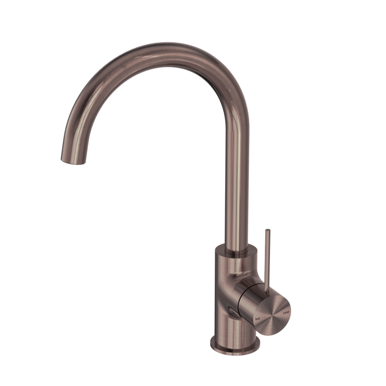 Nero_Mecca Kitchen Mixer Matte White_NR221907BZ.png Image of Mixer Sink Nero Mecca Kitchen