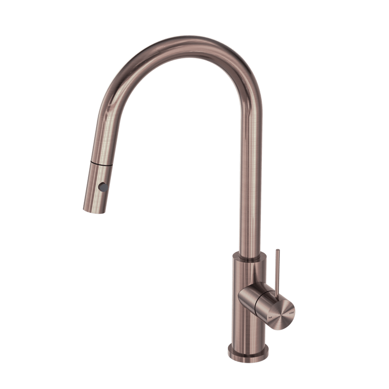 Nero_Mecca Pull Out Sink Mixer With Vegie Spray Function_NR221908BZ.png Image of Mixer Sink Nero Mecca PullOut VeggieSpray