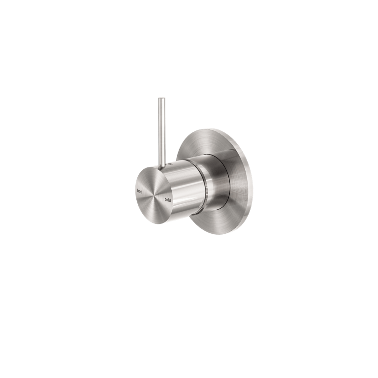 Nero_Mecca Shower Mixer 80mm Plate Handle Up_NR221911BBN.png Image of MixerTap Shower Nero Mecca 80mmPlate HandleUp