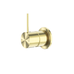 Nero_Mecca Shower Mixer Handle Up 60Mm Plate_NR221911JBG.png Image of MixerTap Shower Nero Mecca 60mmPlate HandleUp