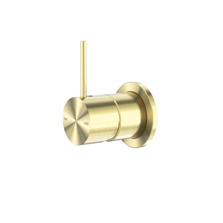 Nero_Mecca Shower Mixer Handle Up 60Mm Plate_NR221911JBG.png Image of MixerTap Shower Nero Mecca 60mmPlate HandleUp