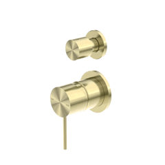 Nero_Mecca Shower Mixer With Divertor Separate Back Plate_NR221911SBG.png Image of MixerTap Diverter Nero Mecca Split